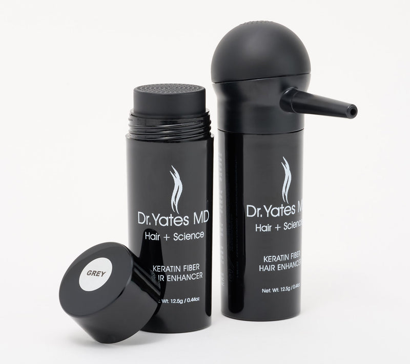 Dr. Yates Color & Lift Hair Thickening Fibers 2-Piece Set — View 19