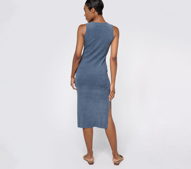 Barefoot Dreams CozyChic Ultra Lite Ribbed Maxi Dress — View 10
