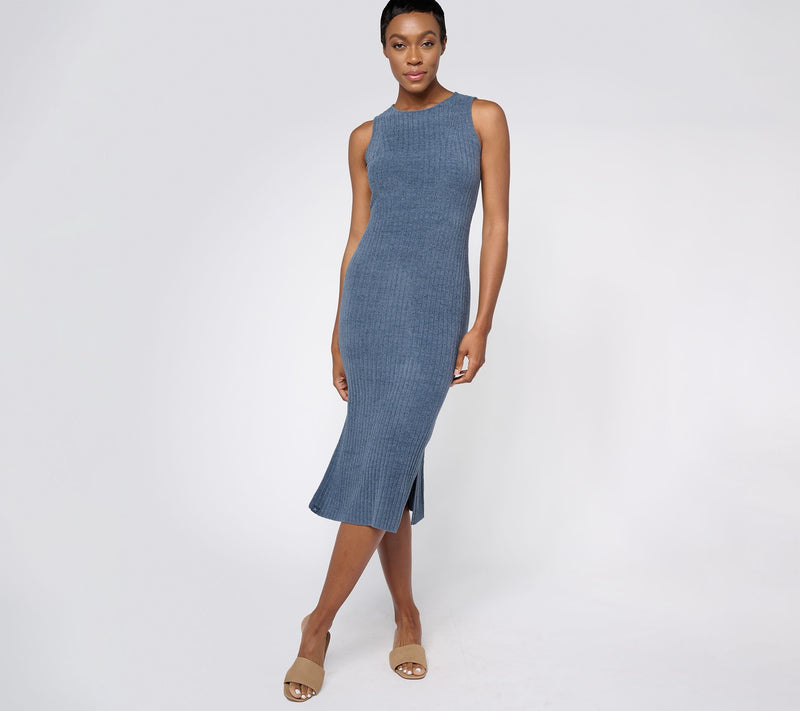 Barefoot Dreams CozyChic Ultra Lite Ribbed Maxi Dress — View 3
