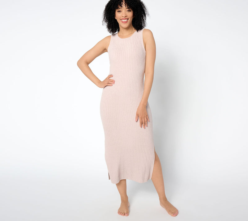 Barefoot Dreams CozyChic Ultra Lite Ribbed Maxi Dress — Main view