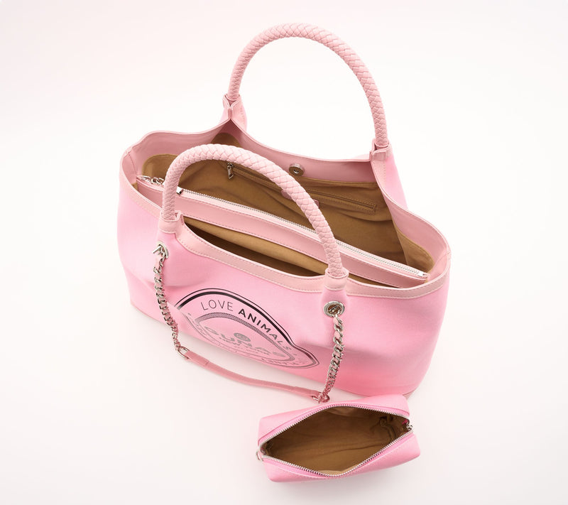 Gunas New York Canvas Double Handle Tote with Pouch - Ruth — View 31