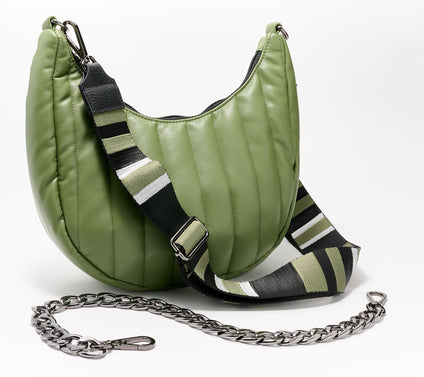 Think Royln Faux Leather Crescent Crossbody - Billie
