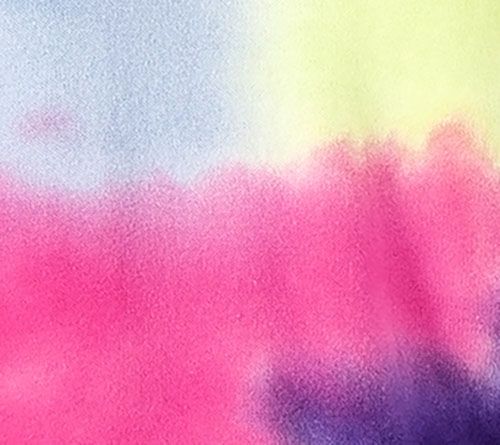 LOGO by Lori Goldstein Double V-Neck Tie Dye Sweater — View 6