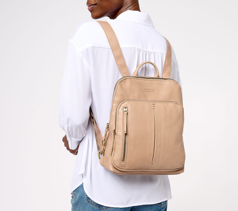 American Leather Co. Cleveland Leather Backpack — View 79