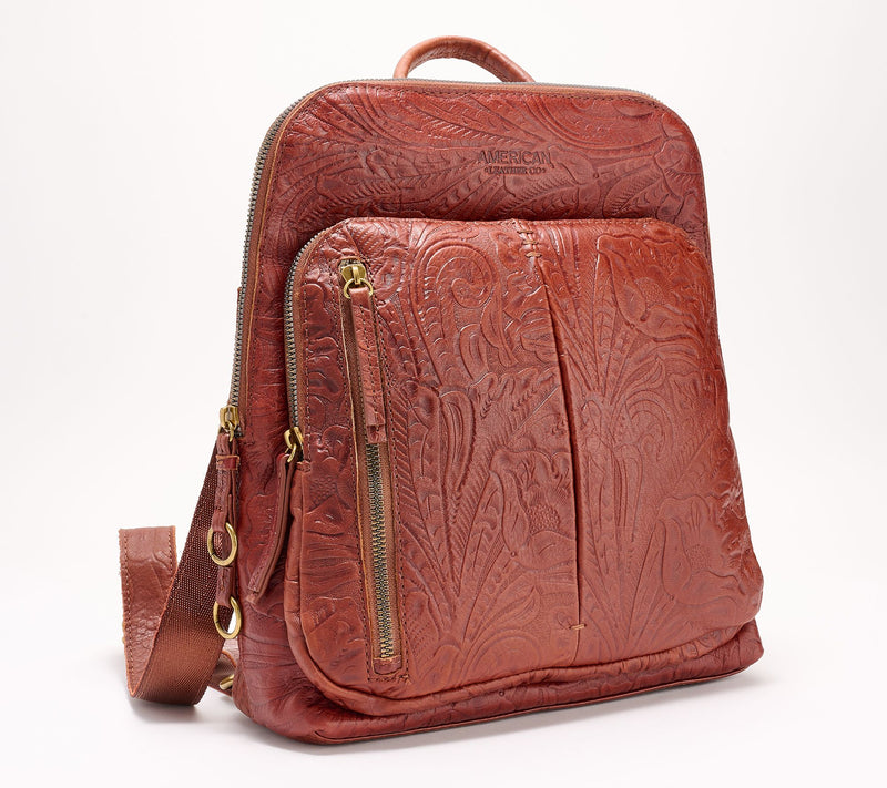 American Leather Co. Cleveland Leather Backpack — View 19