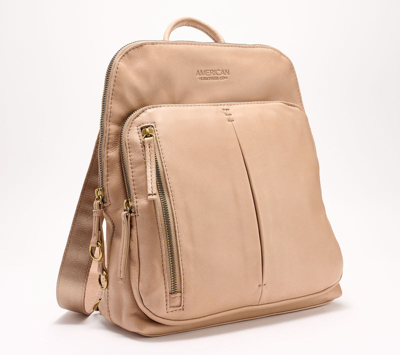 American Leather Co. Cleveland Leather Backpack — View 35