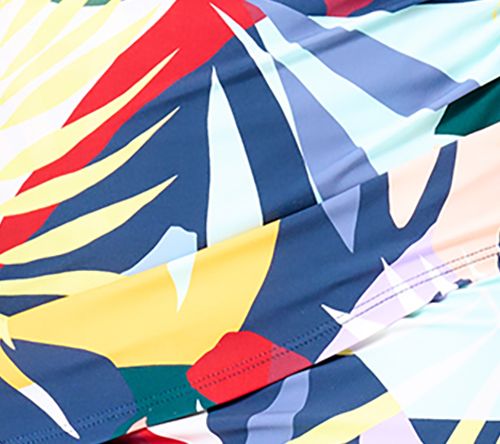Jantzen Wrap Front Printed Swim Over-Skirt — View 11