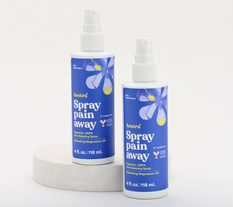 Asutra Set of 2 Spray Pain Away Magnesium Pain Relief Spray — Main view