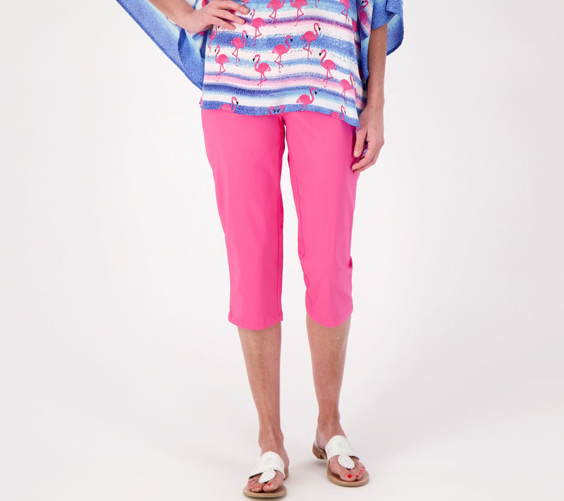 Belle by Kim Gravel Tall Citi Twill Capri Pants — View 7