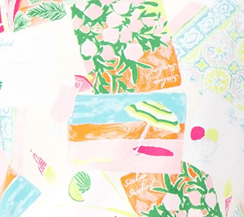 Denim & Co. Printed Perfect Jersey Split V-Neck Tunic — View 6
