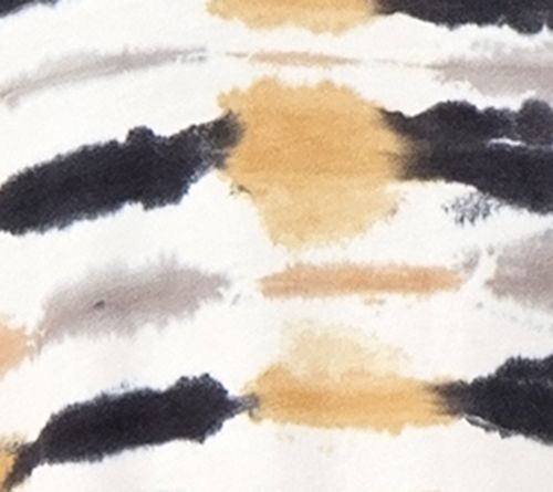 LOGO by Lori Goldstein Tie Dye Cotton Modal 3/4 Sleeve Top — View 4