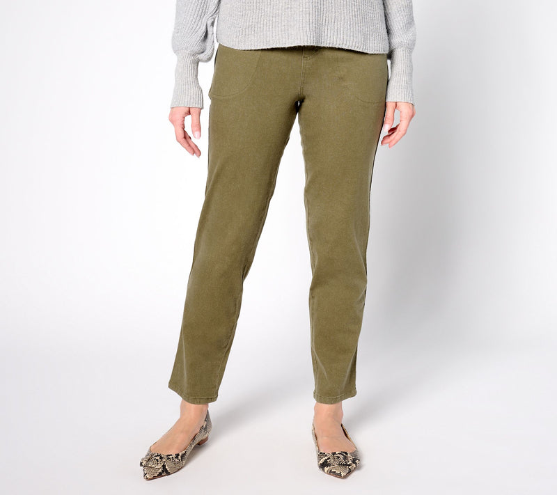 Denim & Co. "How Timeless" Regular 4-Pocket Pull-On Jeans — View 15