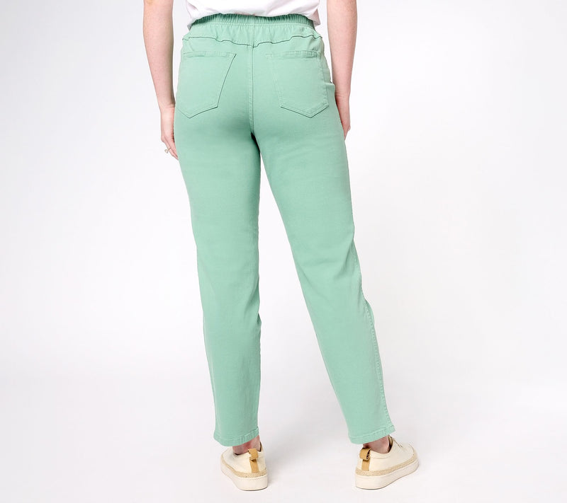 Denim & Co. "How Timeless" Regular 4-Pocket Pull-On Jeans — View 18
