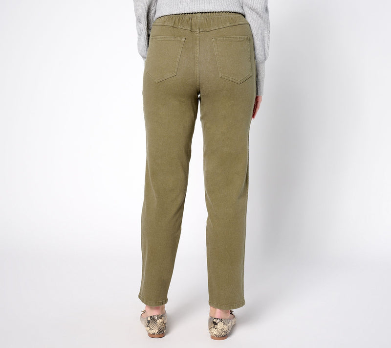 Denim & Co. "How Timeless" Regular 4-Pocket Pull-On Jeans — View 20