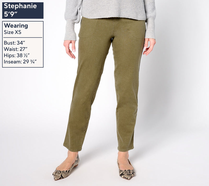 Denim & Co. "How Timeless" Regular 4-Pocket Pull-On Jeans — View 19