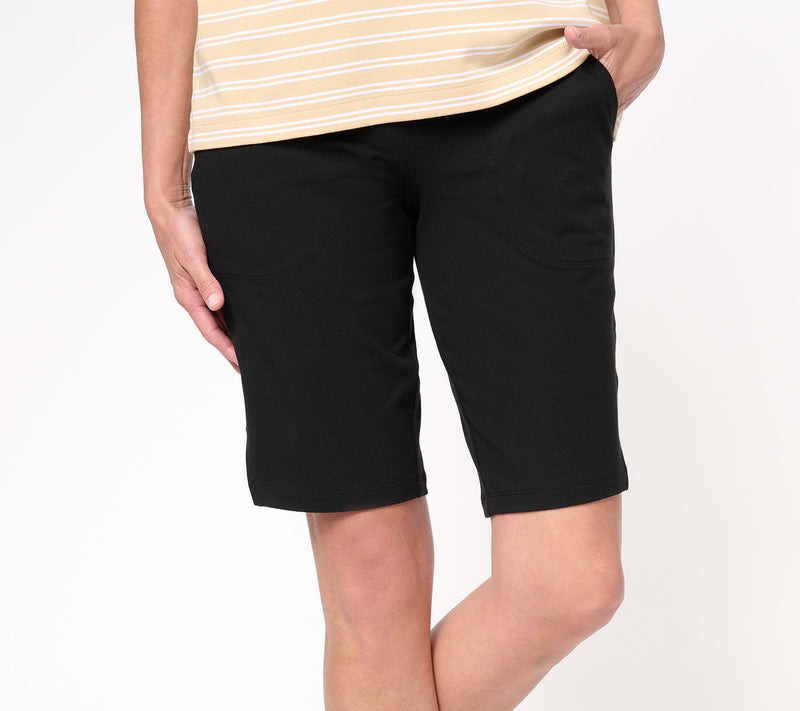 Wicked by Women with Control Regular Bermuda Shorts w/ Side Slits — View 9