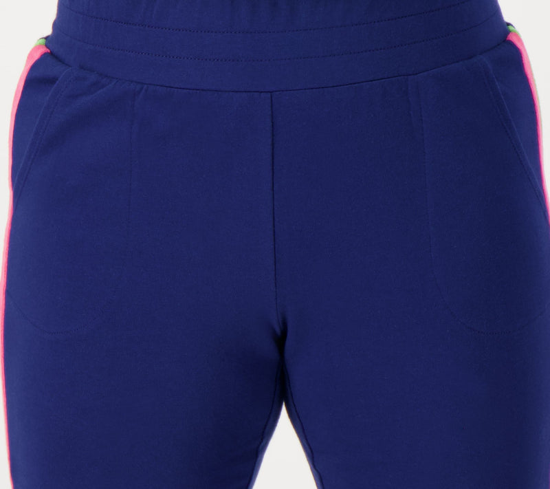 Belle Beach by Kim Gravel French Terry Crop Pants — View 4