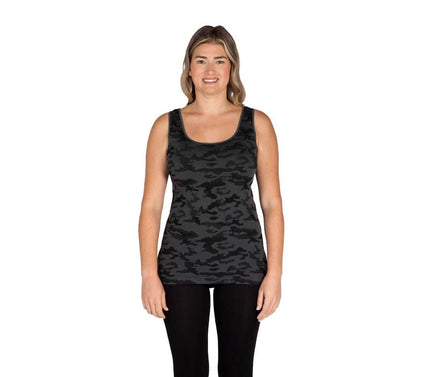 Skinnytees Missy Camo Tank Top