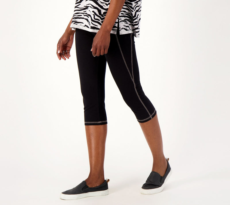 LOGO Layers by Lori Goldstein Petite Capris With Pockets — View 5