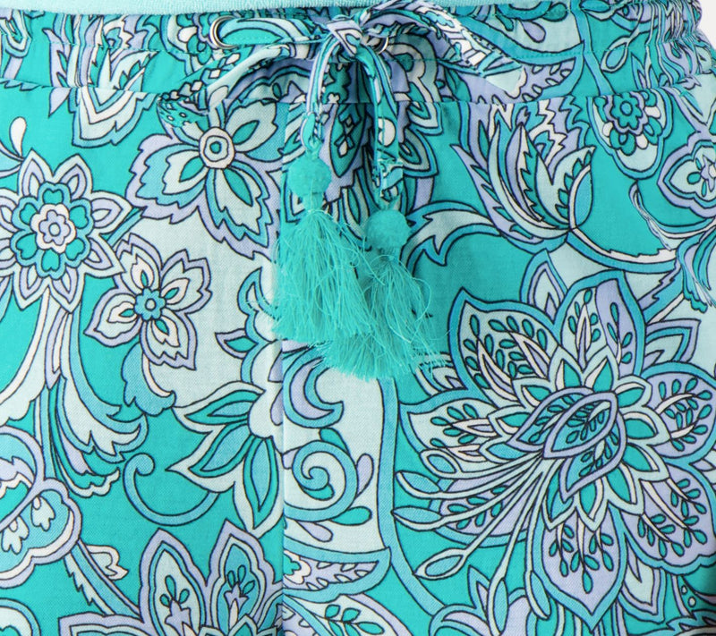 Belle Beach by Kim Gravel Pet Cabana Knit Cropped Beach Pant — View 14