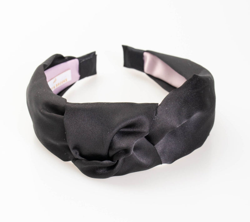 Violet & Brooks Satin Knot Headband — View 9