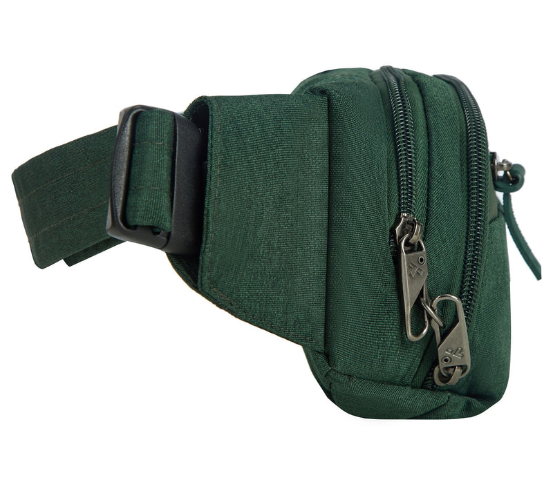 Travelon Anti-Theft Metro Waist Pack-Gray Heather — View 5