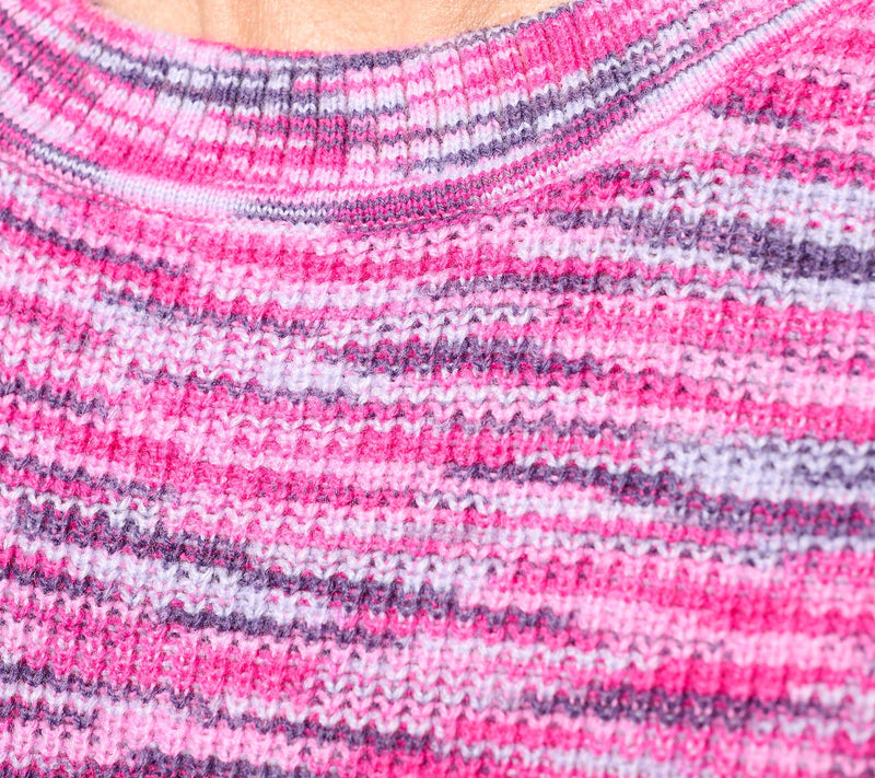 LOGO by Lori Goldstein Space Dye Sweater — View 12