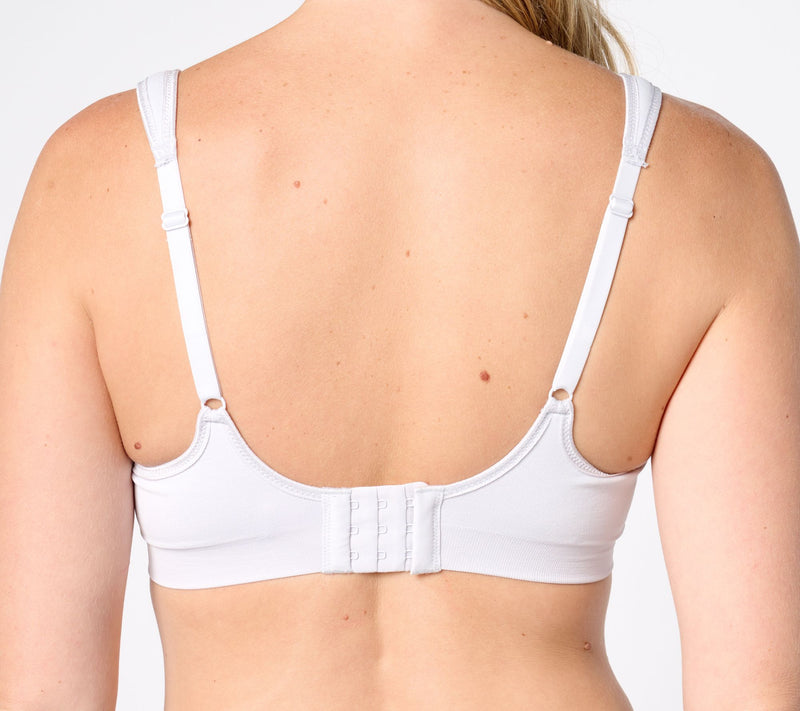 Breezies Seamless Lace Comfort Wirefree T-Shirt Bra — View 10
