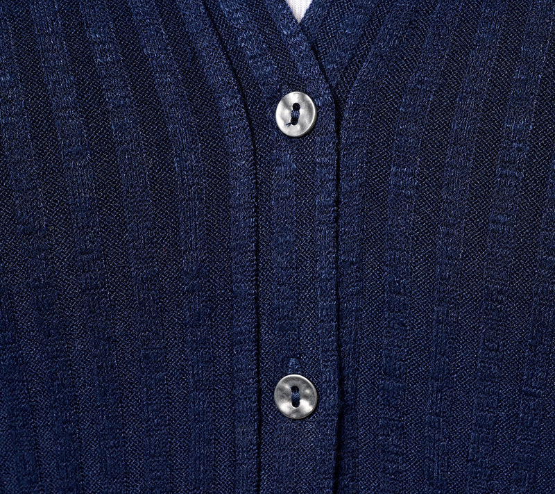 Susan Graver Regular Sweater Rib Knit Button-Front Duster Cardigan — View 17