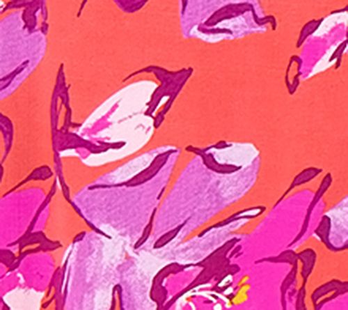 Isaac Mizrahi Live! Regular Stretch Woven Twin Print Midi Skirt — Main view