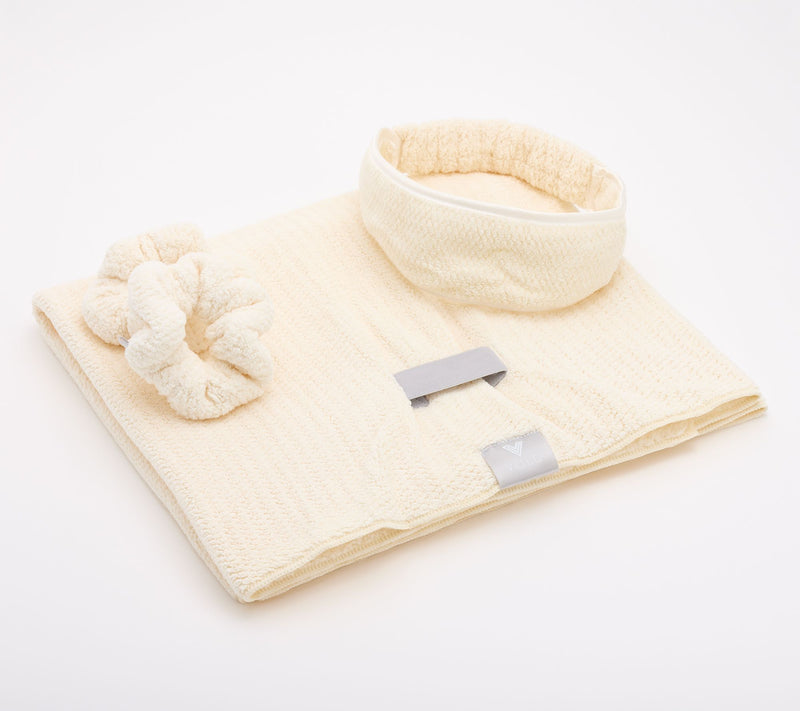 VOLO Beauty Hero Hair Towel, Headband & Scrunchie Duo — View 14