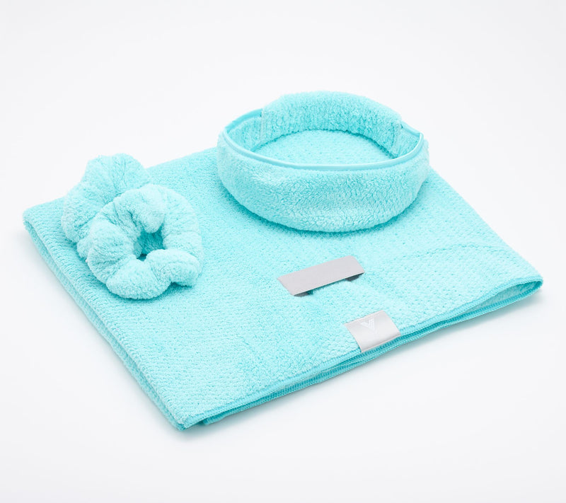 VOLO Beauty Hero Hair Towel, Headband & Scrunchie Duo — View 15