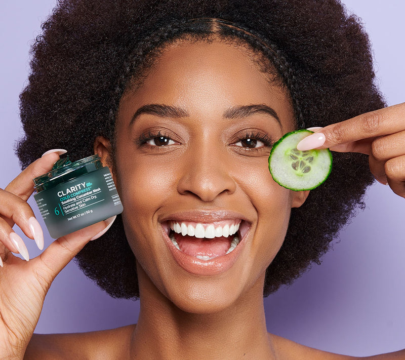 ClarityRx Cold Compress Soothing Cucumber Mask — View 2
