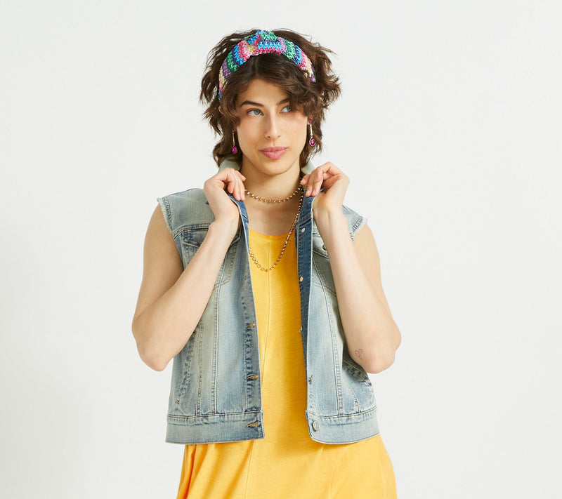 LOGO by Lori Goldstein Raffia Headband — View 8