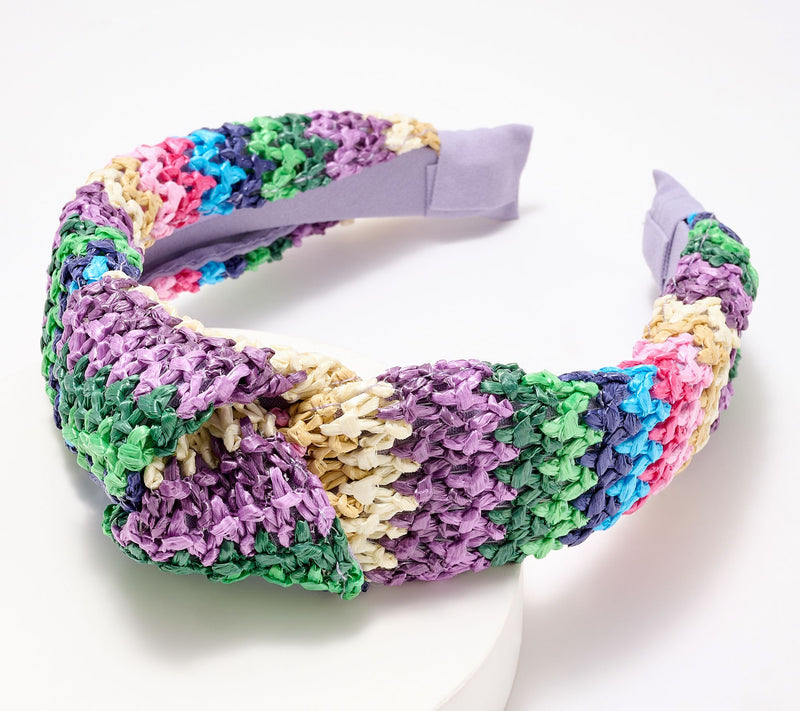 LOGO by Lori Goldstein Raffia Headband — View 6