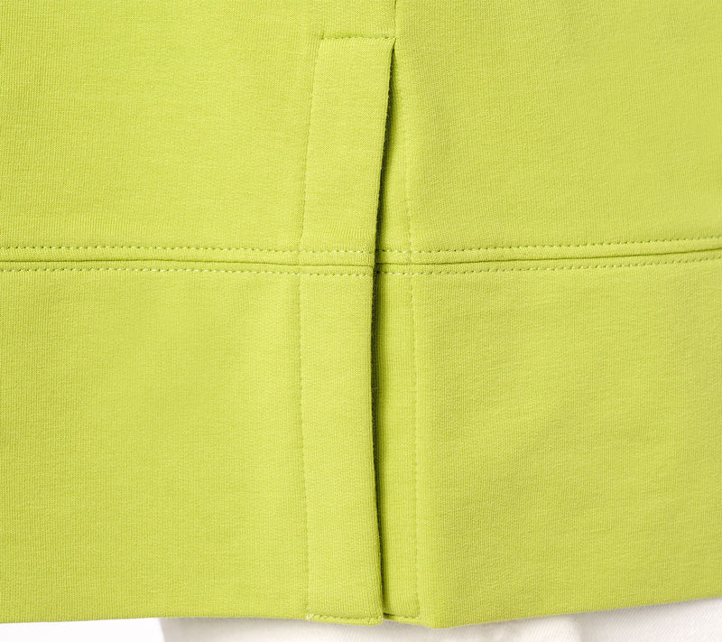 Belle by Kim Gravel French Terry Long Sleeve Sweatshirt — View 4