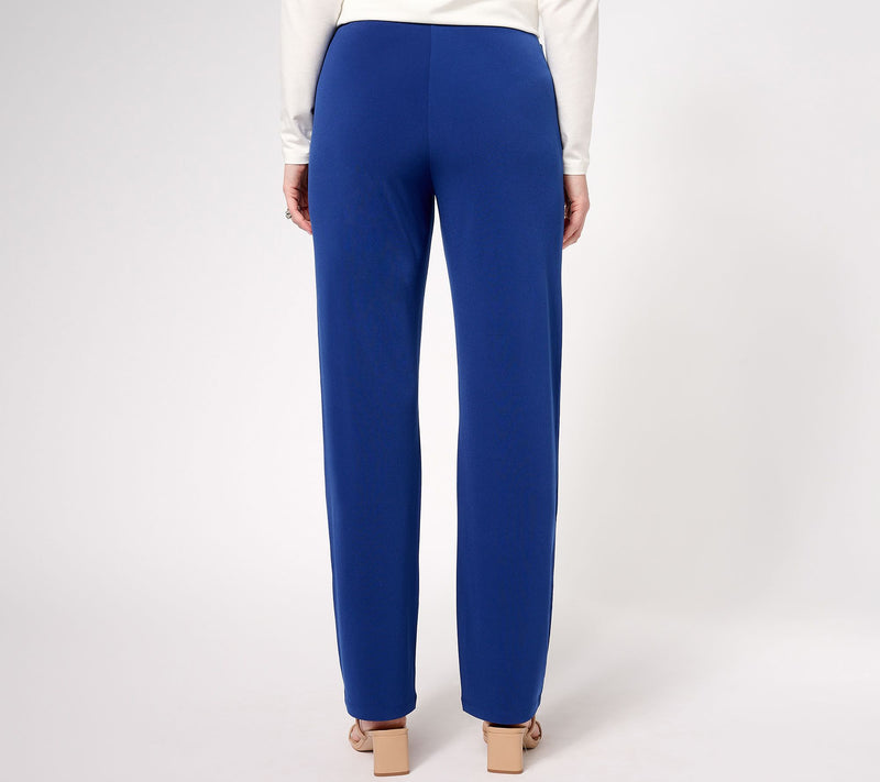 Susan Graver Modern Essentials Pet Liquid Knit Sofia Pants — View 10