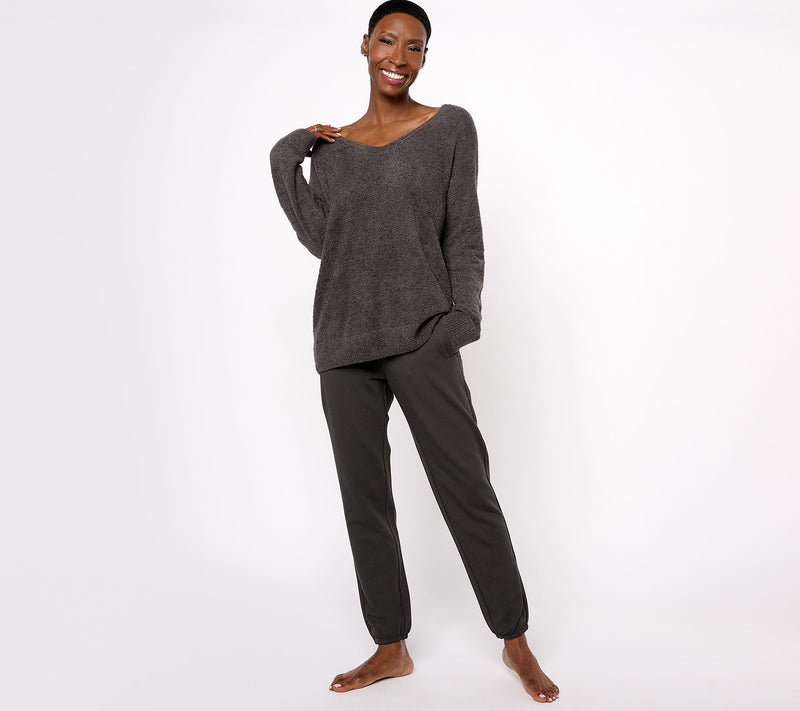 Barefoot Dreams Regular CozyChic Lite Pullover & Lounge Pant Set — View 9