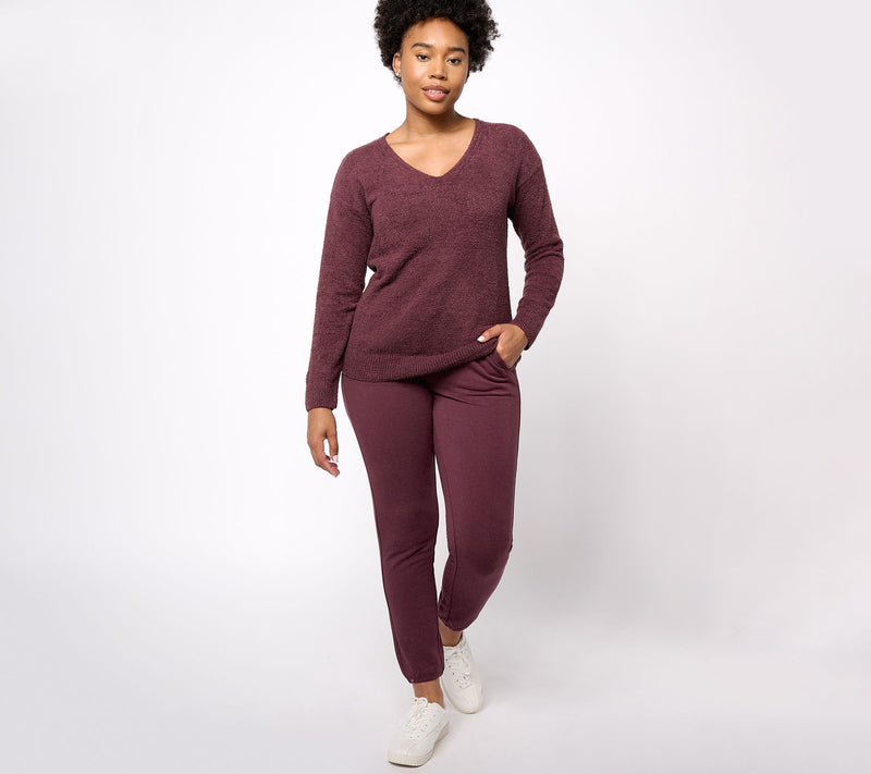 Barefoot Dreams Regular CozyChic Lite Pullover & Lounge Pant Set — View 13