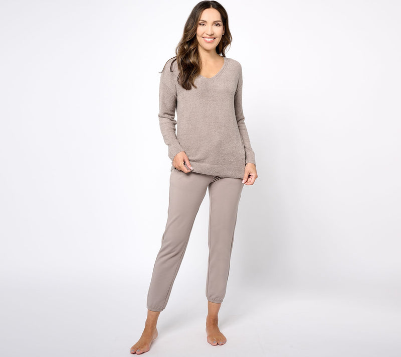 Barefoot Dreams Tall CozyChic Lite Pullover & Lounge Pant Set — View 2