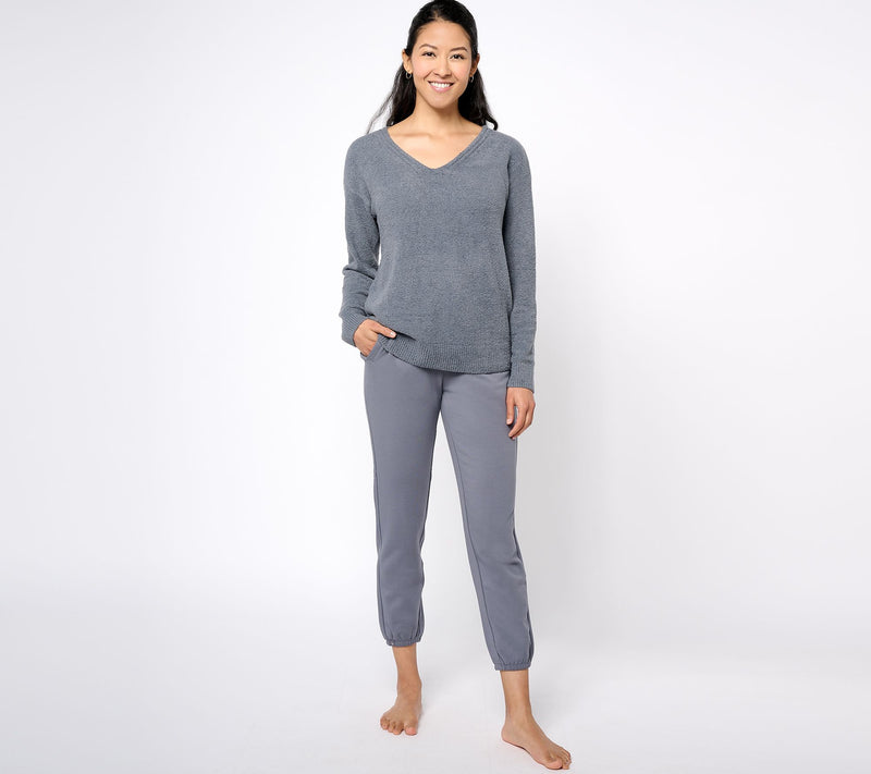 Barefoot Dreams Tall CozyChic Lite Pullover & Lounge Pant Set — View 6