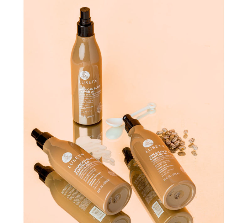 Luseta Black Castor Oil Leave-in Conditioner, 8.5 oz — View 2