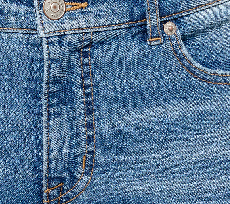 LOGO by Lori Goldstein Tall Shadow Patch Boyfriend Jeans — View 15