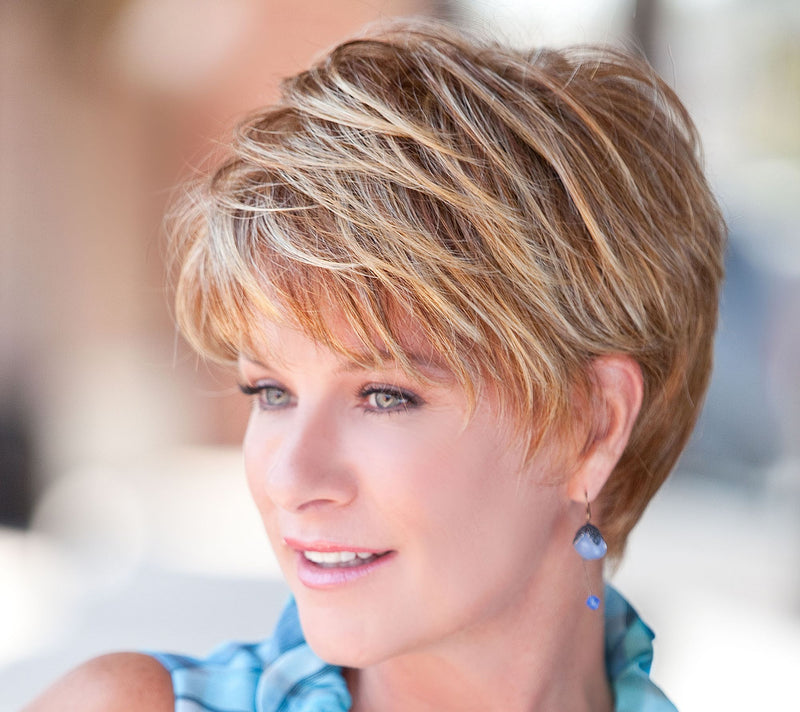Toni Brattin Prestigious Short Cut Wig with Styleable Fiber — View 27