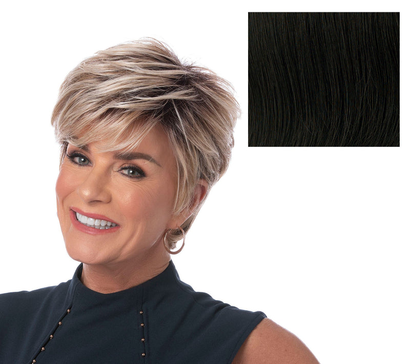 Toni Brattin Prestigious Short Cut Wig with Styleable Fiber — View 21