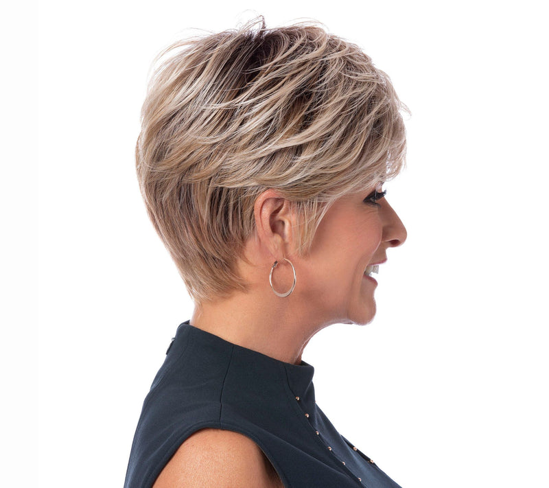 Toni Brattin Prestigious Short Cut Wig with Styleable Fiber — View 26