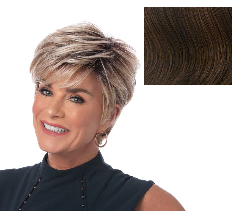 Toni Brattin Prestigious Short Cut Wig with Styleable Fiber — View 19