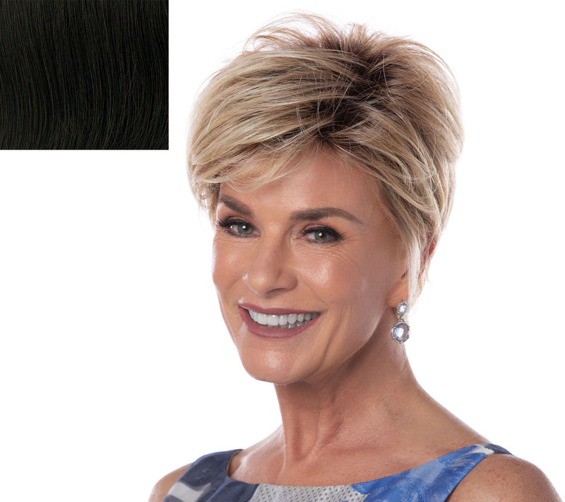 Toni Brattin Jazzy Short Cut Wig with Styleable Fiber — View 17