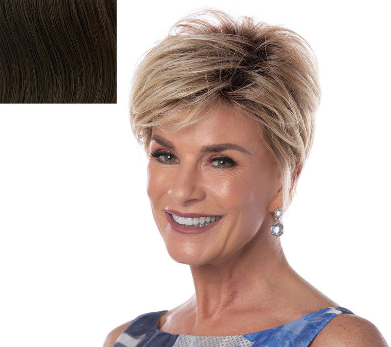 Toni Brattin Jazzy Short Cut Wig with Styleable Fiber — View 7