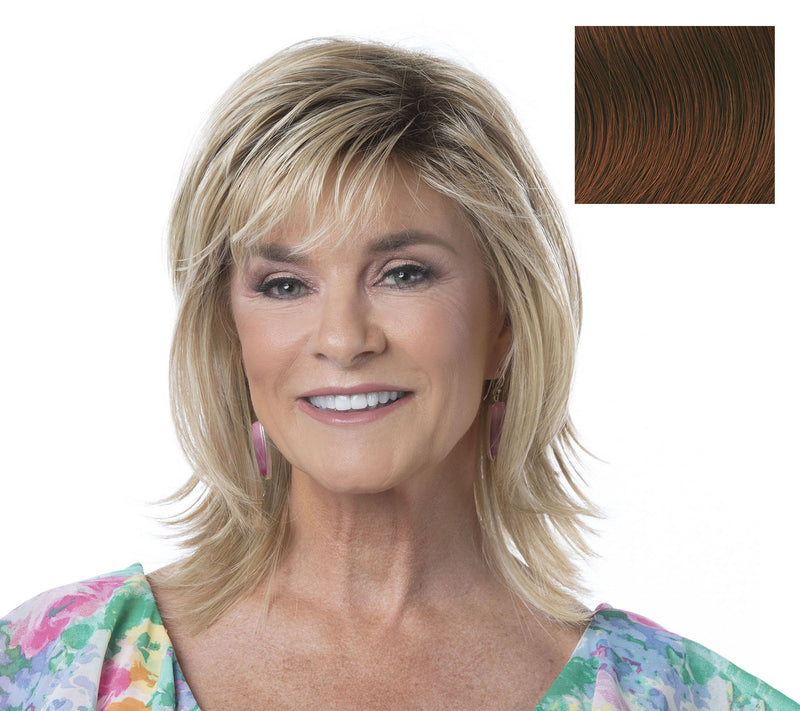 Toni Brattin Stylish Shag Mid-Length Wig — View 9